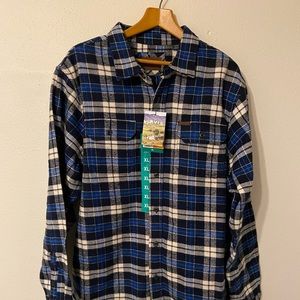 Orvis Heavyweight Flannel w/ hand warmer pockets